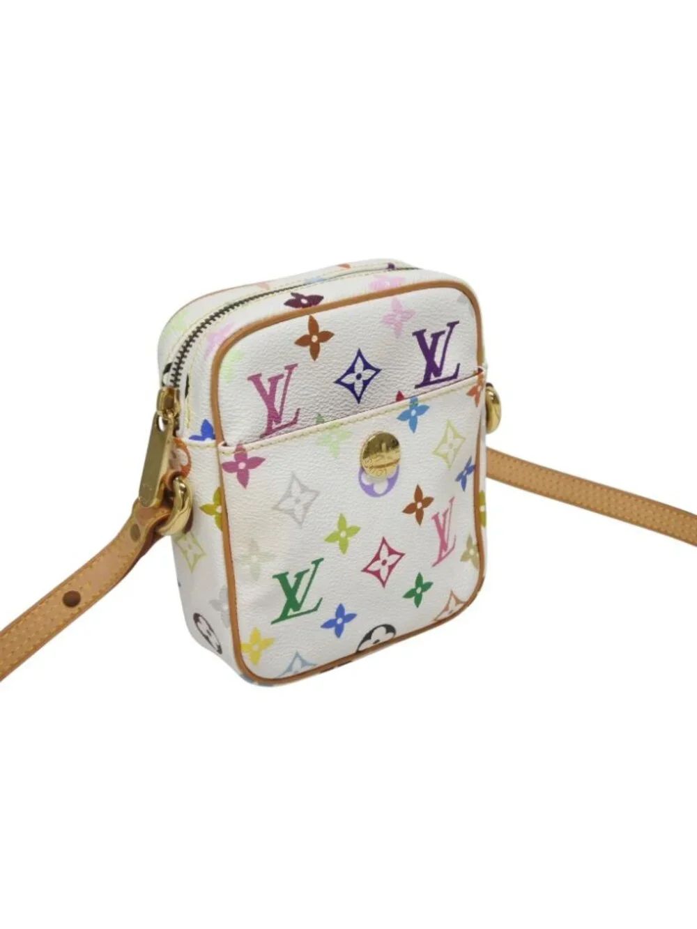 Louis Vuitton Shoulder Bag Lift Blanc Monogram Multicolor Gold